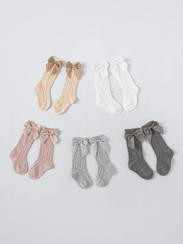 BOW-KNIT SOCKS 4-PACK