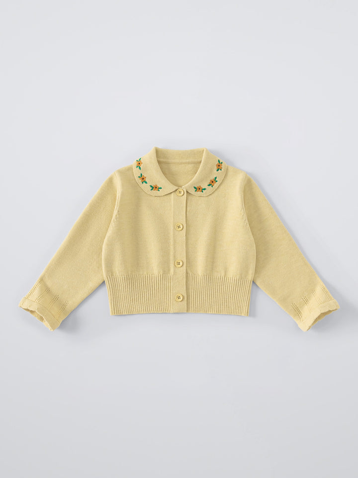 كارديغان بياقة مطرزة
