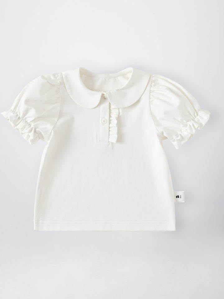 GIRLS LANTERN SHORT SLEEVE POLO SHIRT