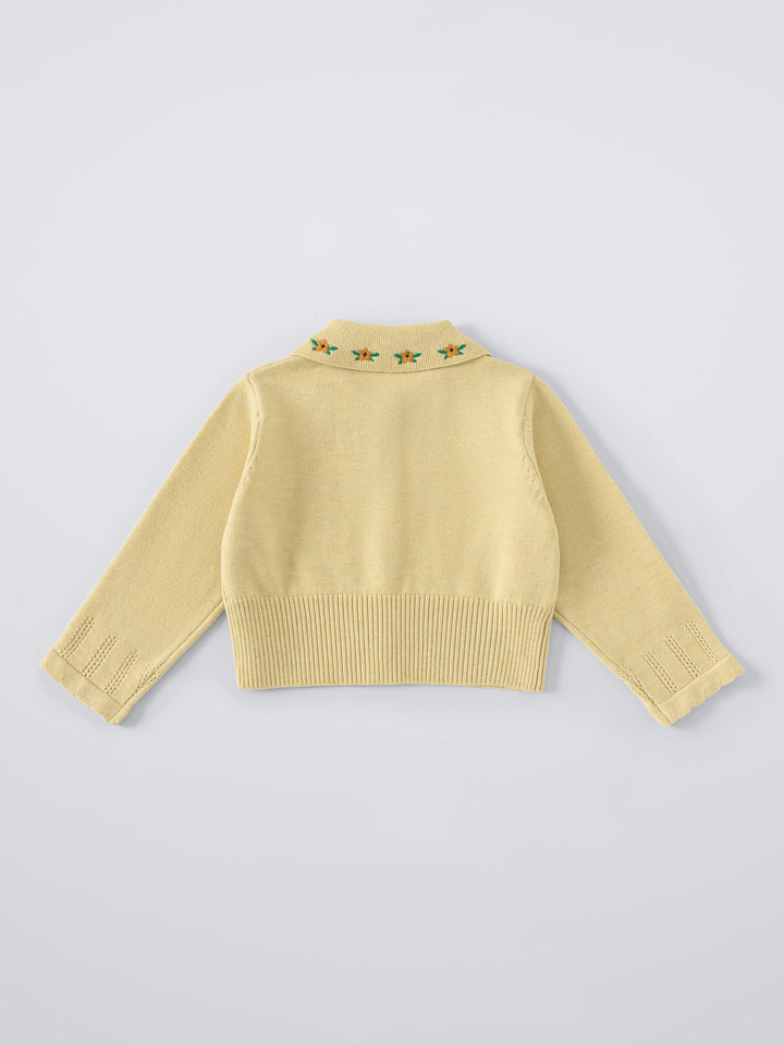 كارديغان بياقة مطرزة