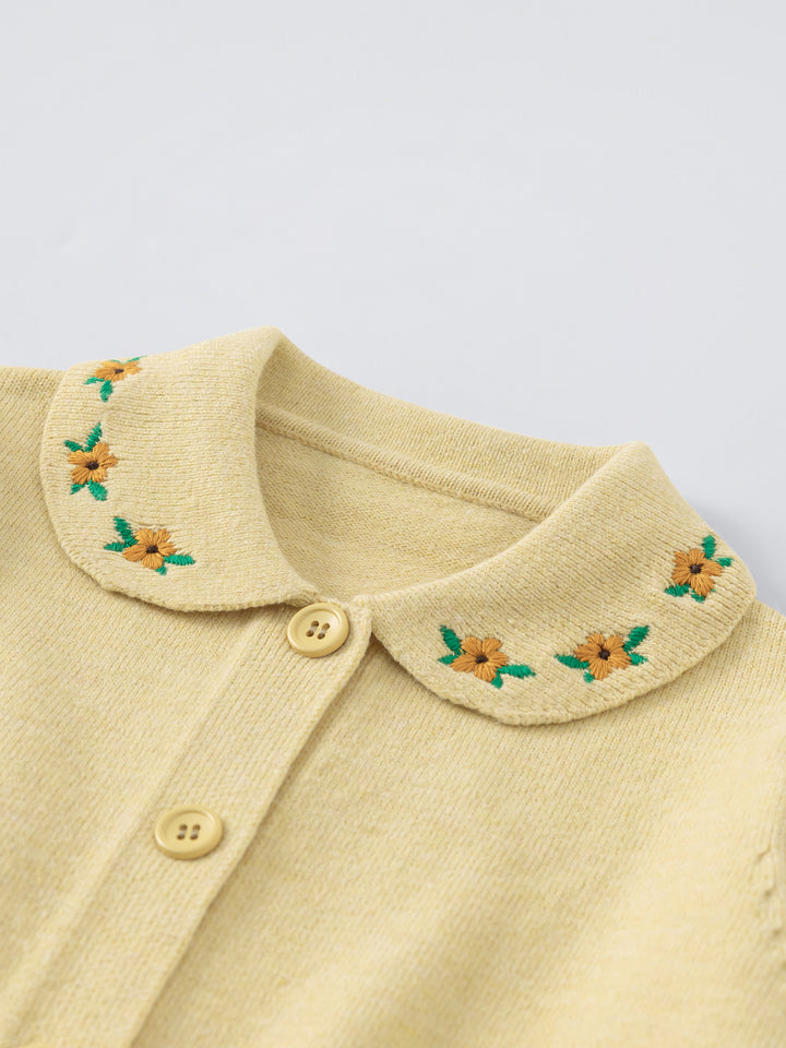 كارديغان بياقة مطرزة