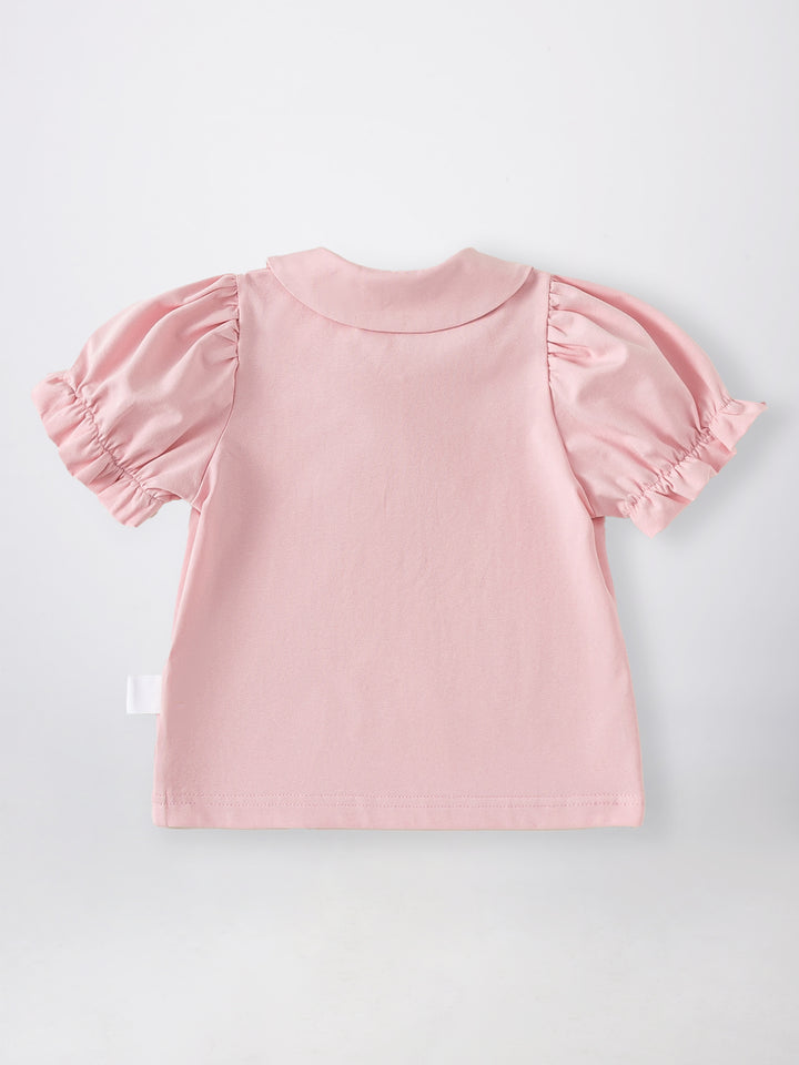 GIRLS LANTERN SHORT SLEEVE POLO SHIRT