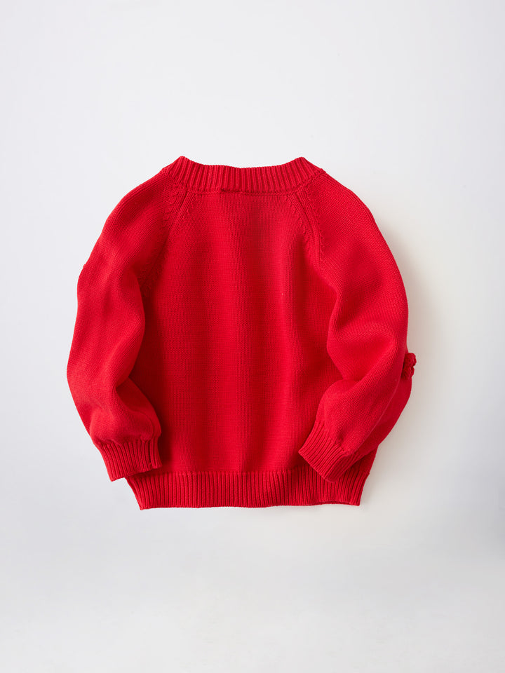 سترة بناتي محبوكة 