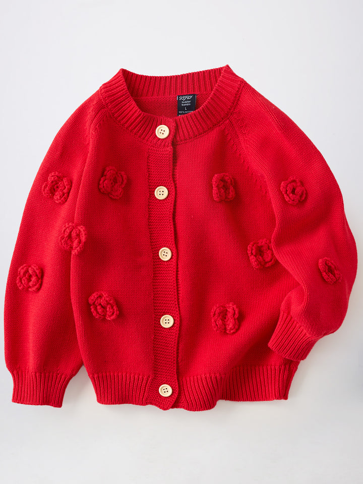 سترة بناتي محبوكة 