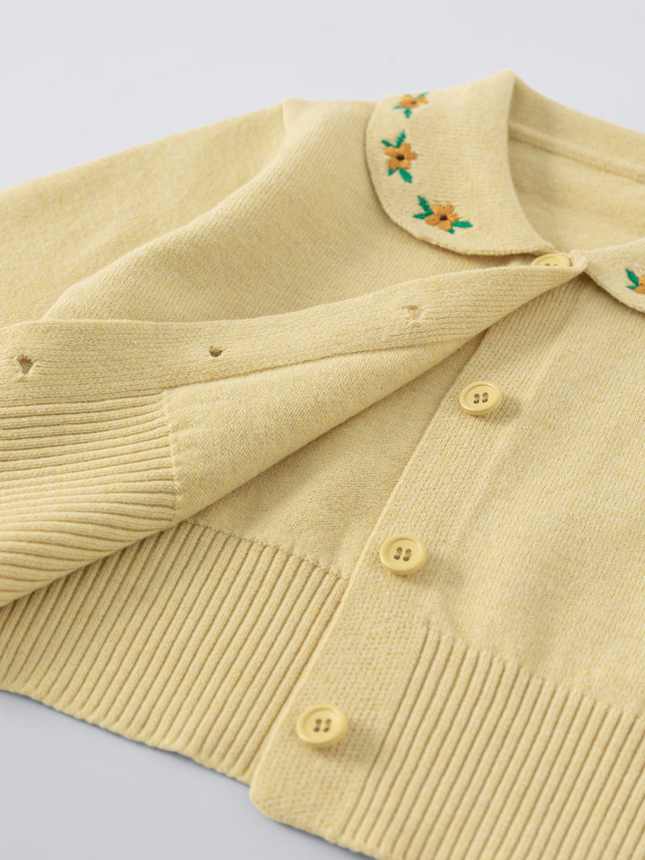 كارديغان بياقة مطرزة