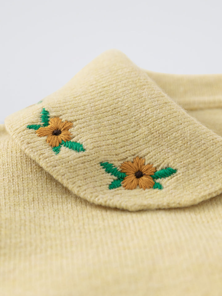 كارديغان بياقة مطرزة