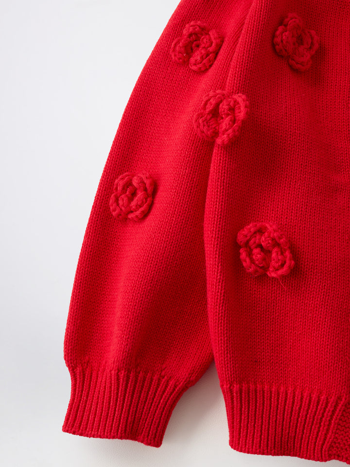 سترة بناتي محبوكة 